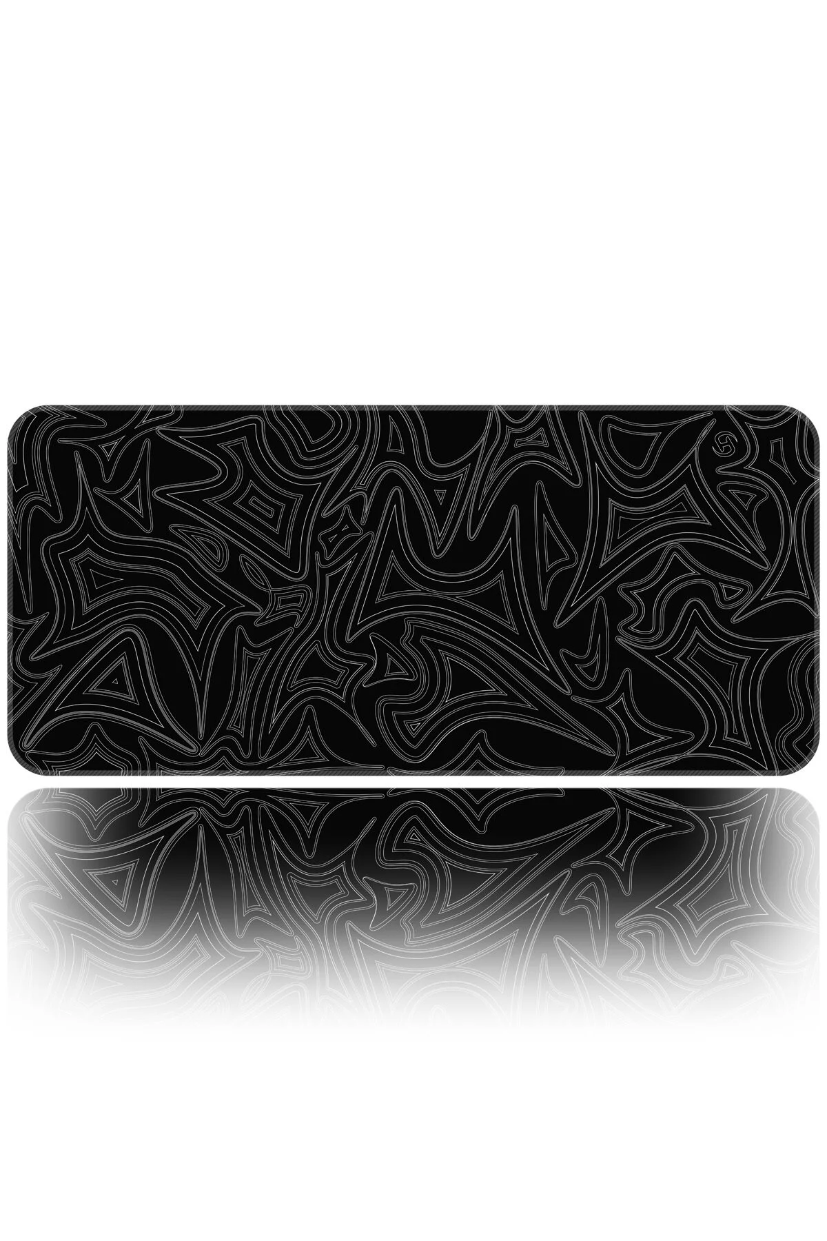 Abstract Line 90x40 Gaming Mouse Pad – Siyah XXL Geniş Yüzey