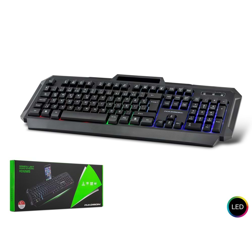HADRON HDX2605 OYUN KLAVYE LEDLİ Q