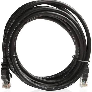 Kumtech KM-05 / 5 metre Cat5 kablo (Siyah)