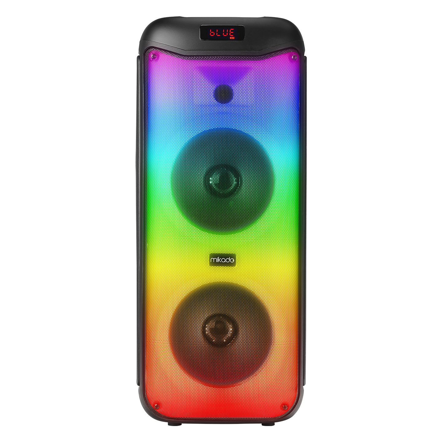 Mikado MD-40KP 40W BT TWS FM'li RGB Işıklı Kablosuz Mikrofonlu Toplantı-Parti Kule Hoparlör (OUTLET)