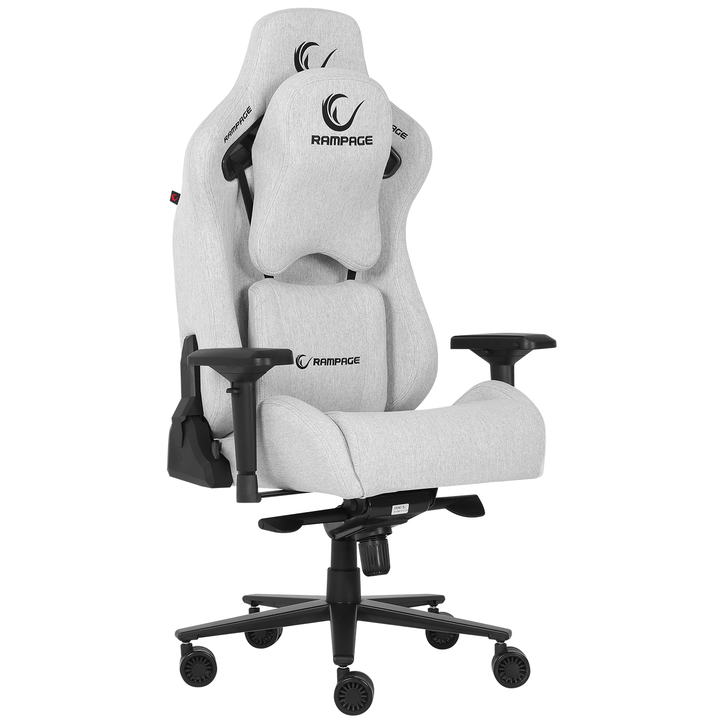 Rampage KL-R21 GRAND SERIES Üst Seviye Terletmez Kumaş Fildişi Gaming Oyuncu Koltuğu (OUTLET)