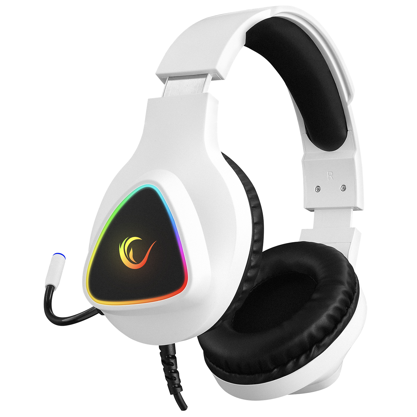 Rampage M7 MONCHER Beyaz RGB Led USB 7.1 Gaming Mikrofonlu Oyuncu Kulaklığı (OUTLET)