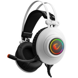 Rampage RM-K1 PULSAR Beyaz Usb 7.1 Surround+Titreşim RGB Işık Efektli Gaming Oyuncu Mikrofonlu Kulaklık (OUTLET)