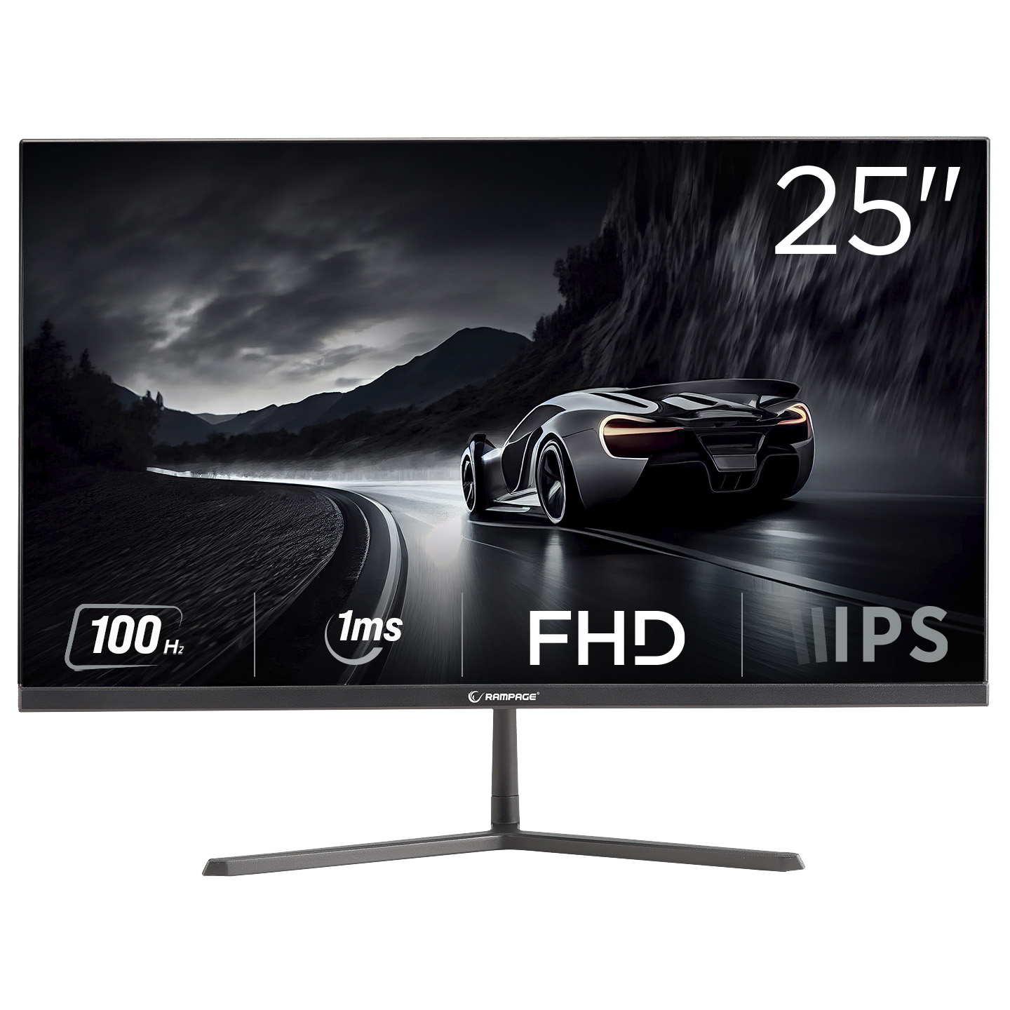 Rampage RM25R100 25'' 100Hz 1ms IPS FHD PC Flat Oyuncu Monitörü
