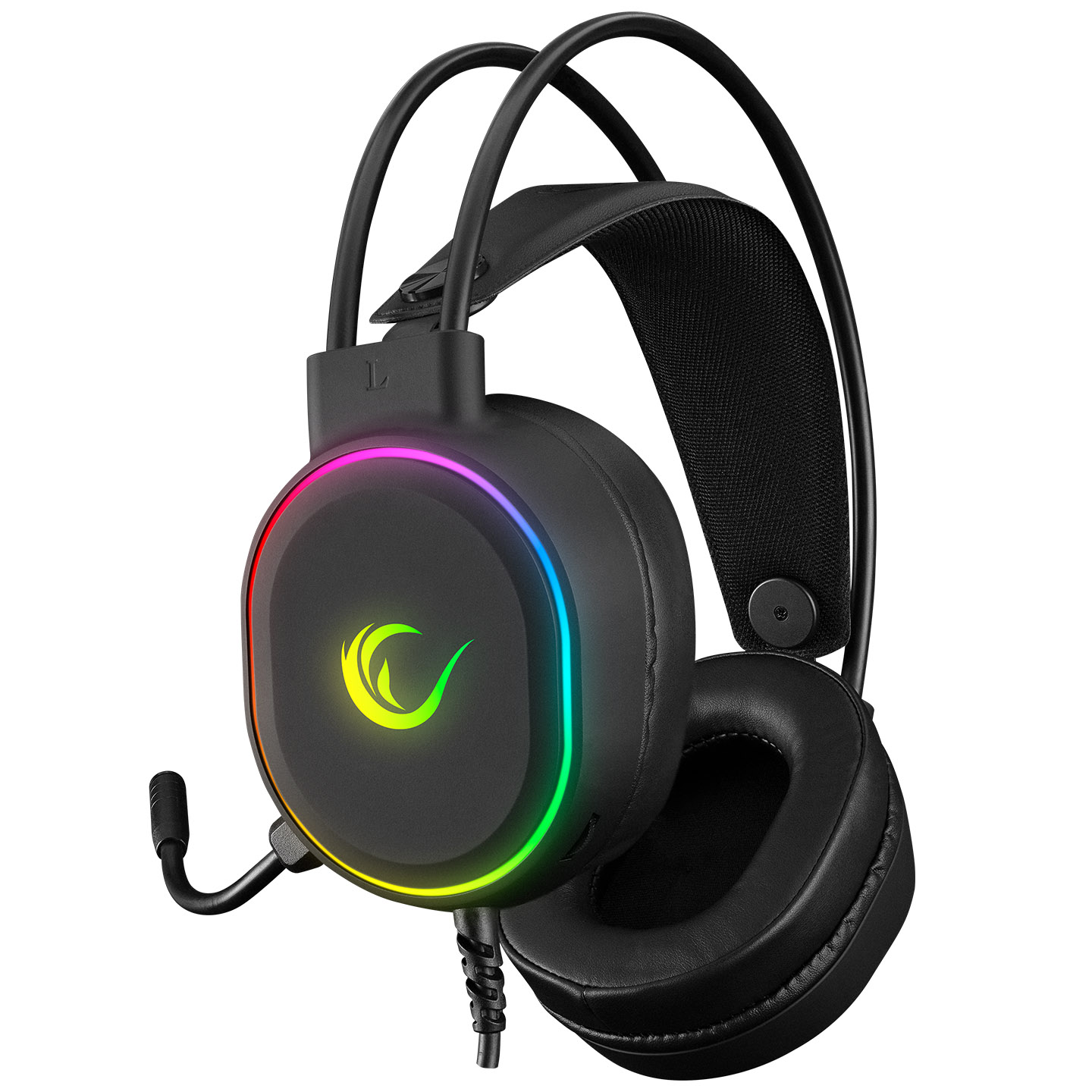 Rampage ROGUE Siyah USB RGB Ledli Gaming Esnek Mikrofonlu Oyuncu Kulaklık (OUTLET)