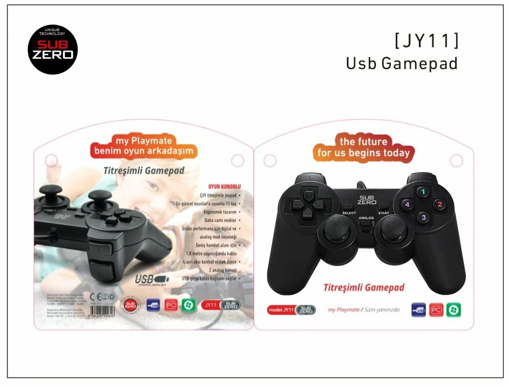 Subzero JY11 PC Uyumlu Joystick Oyun Kolu Gamepad