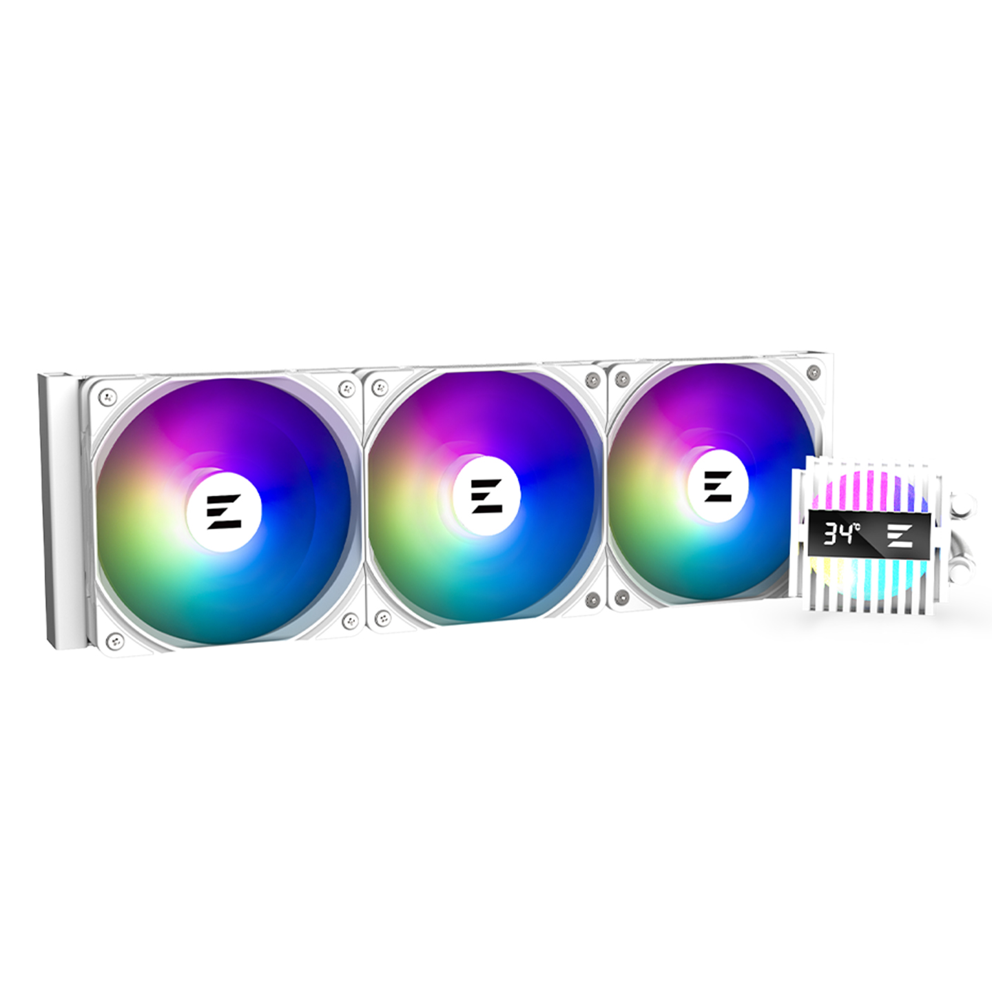 Zalman ALPHA2 A36 Beyaz 71 CFM 1800RPM 3*12cm ARGB Fan AMD AM5/Intel LGA1700 360mm Sıvı Soğutmalı CPU Fan (OUTLET)